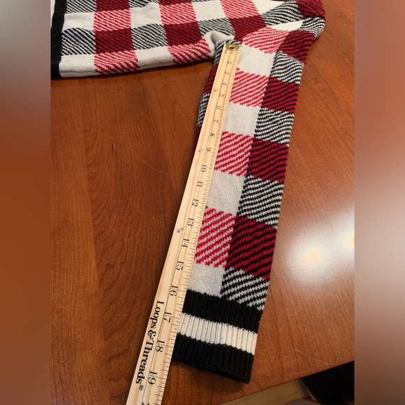 RAG & BONE Gabby plaid check v-neck - Picture 12 of 13